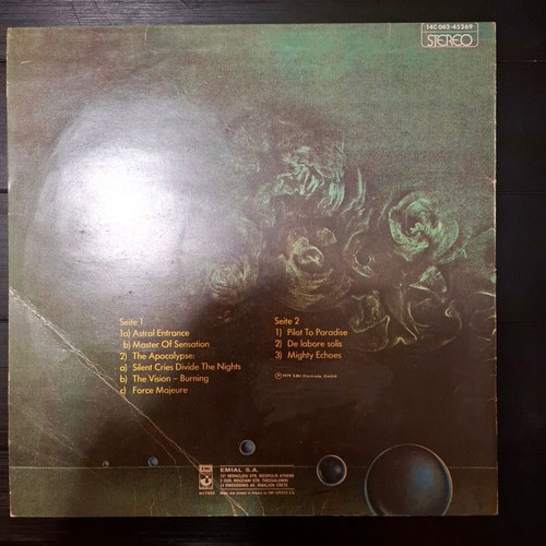 Eloy Silent Cries And Mighty Echoes LP used, rock