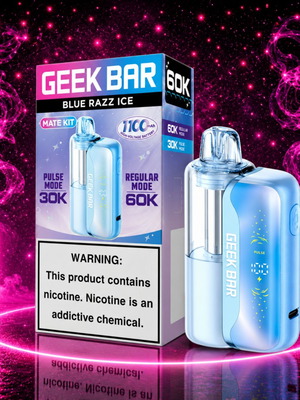 Geek Bar 60K disposable vape with 12 flavors