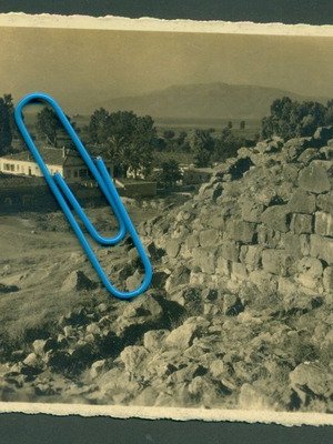 Παλιά φωτογραφία Ακρόπολη Τυρινθας 1927 σαν καινούργια