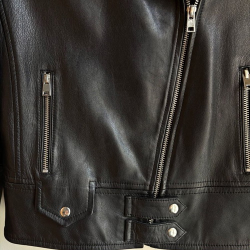 Pinko Leather Jacket like new, 100% Genuine Nappa Leather Black