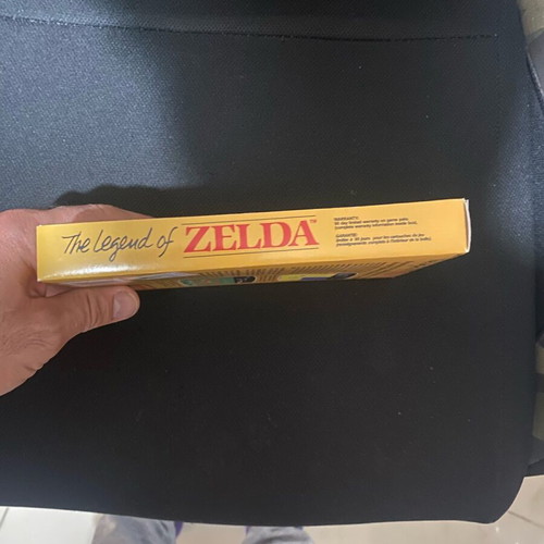 The Legend of Zelda NES repro empty box
