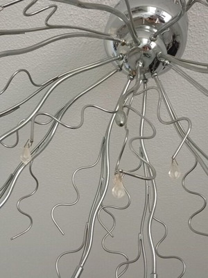 Swarovski ceiling light with replacement bulbs