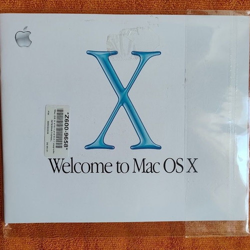 Apple Mac OS X CD-ROM new, collector's edition 2001