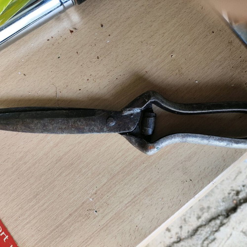 Antique scissors used