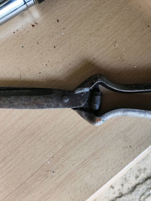 Antique scissors used