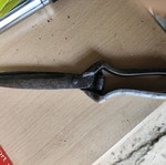 Antique scissors used