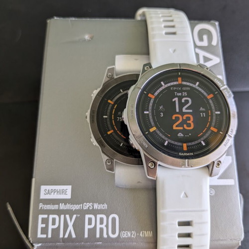 Garmin Epix Pro Gen 2 Sapphire Titanium GPS Watch 47mm