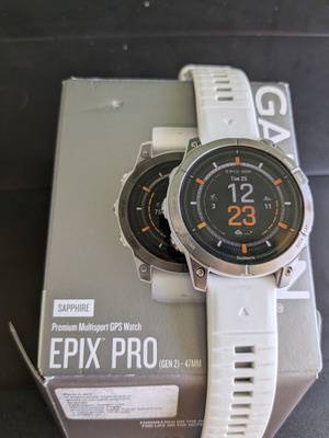 Garmin Epix Pro Gen 2 Sapphire Titanium GPS Watch 47mm