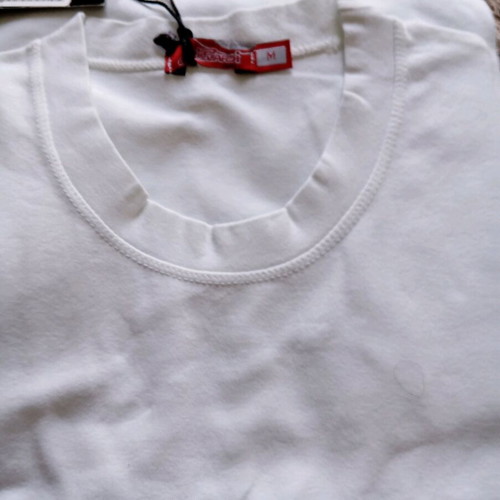 Sleeveless men's shirt new, size M, white and blue