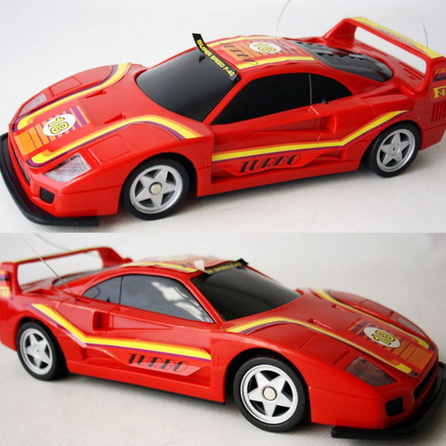 Vintage Porsche F40 Super Racer remote control 1:16 new Well Tech