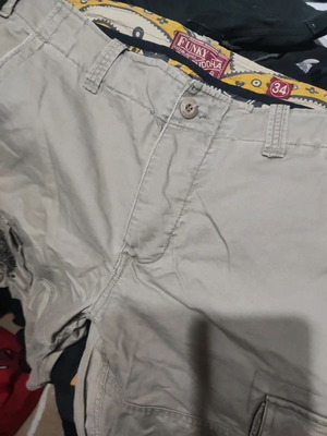 Funky Buddha cargo shorts, size 34, beige