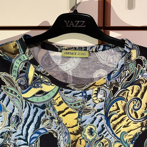 Versace Jeans short-sleeve shirt used multicolor size M