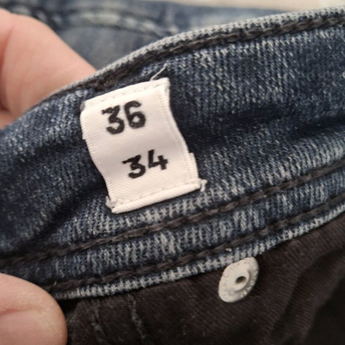 Jack & Jones Tim Slim Straight jeans used, blue, size L