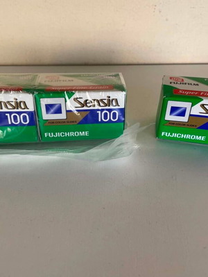 Fujichrome Sensia 100 35mm slide film καινούργια, πακέτο 3