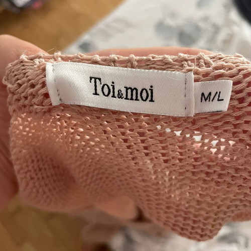 Knitted mini dress Toi&Moi used, pink, M/L