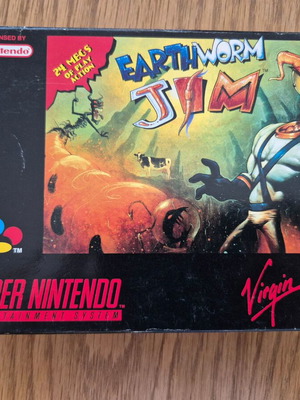 Earthworm Jim Super Nintendo SNES κασέτα