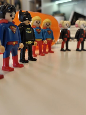 Dc Marvel Kinder Playmobil figures like new, set