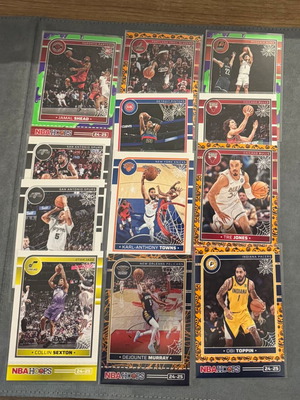 Panini 2024-25 Haunted Hoops basketball cards, lot of 12