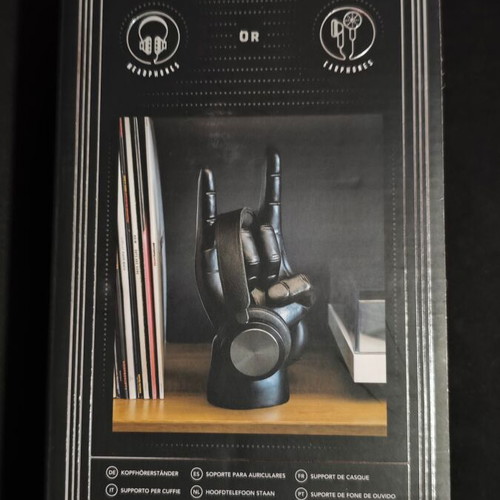 Rock On Headphone Stand Devils Horn like new