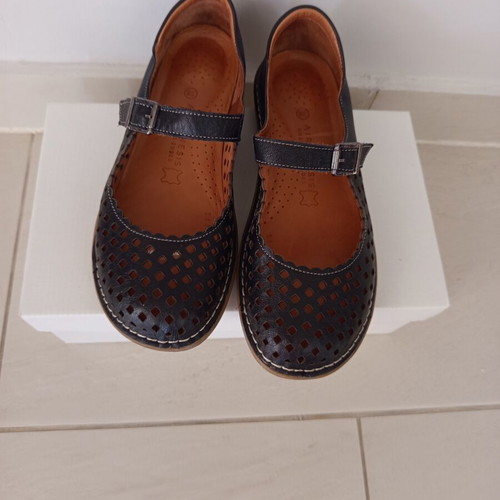 Voi&Noi Anesis Leather Ballerinas Like New, Blue, Size 38