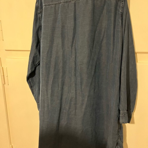H&M shirt thin long unisex used, blue, size XXL