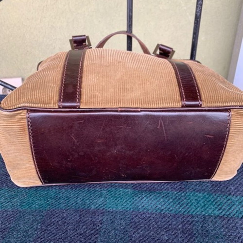Fendi handle handbag used, brown