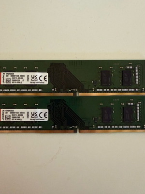 Σετ μνήμες RAM Kingston ValueRAM 16GB (2x8GB) DDR4 3200MHz σαν καινούργιο για Desktop