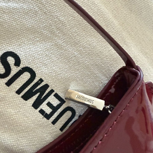 Jacquemus Le Bisou Burgundy Handbag new