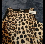 Animal Print Dress size Small new, black and beige