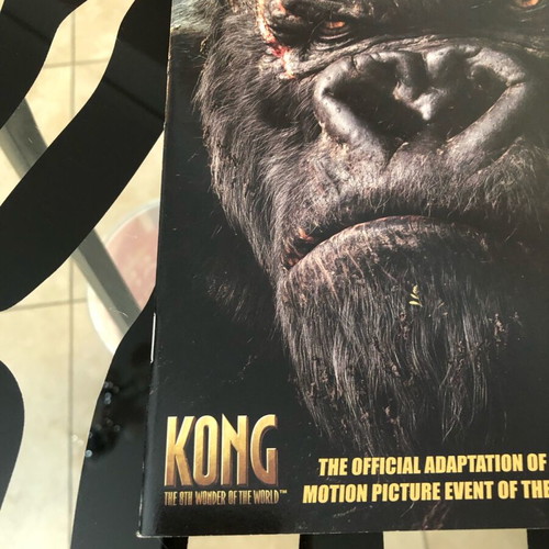 King Kong 1 comic new, official adaptation of Kong movie