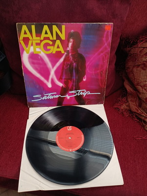 Alan Vega Saturn Strip vinyl record, European pressing, rock
