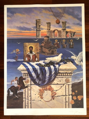 TIBOR silk screen print 63x85cm new, numbered and signed
