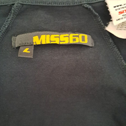 Miss Sixty elastic midi dress like new, grey with yellow trim