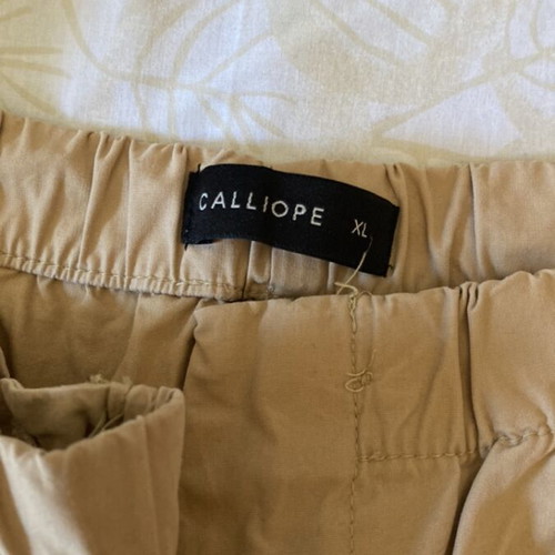 Cargo pants beige like new, breathable fabric, sizes XL and XXL