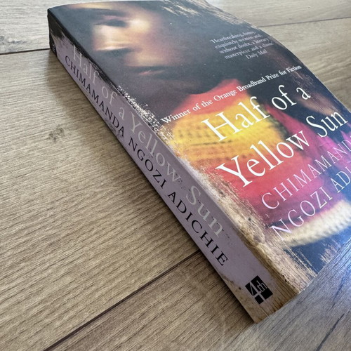 Half of a Yellow Sun by Chimamanda Ngozi Adichie used fiction book