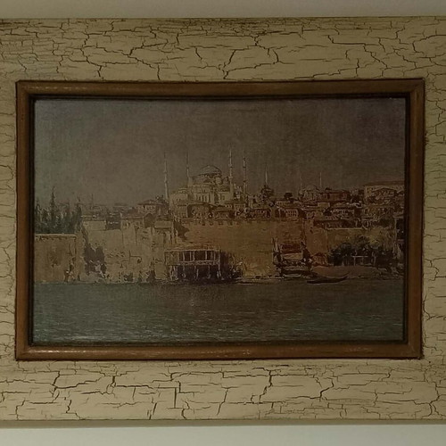Frames themed on Constantinople like new, set of 3 pieces