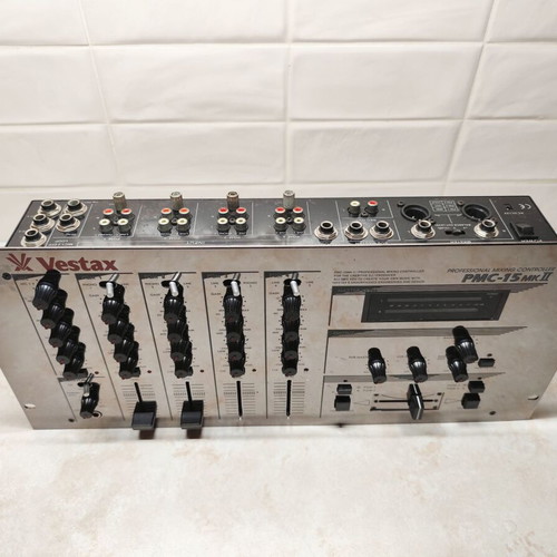 Vestax PMC-15 MKII professional DJ mixer used, vintage 90s