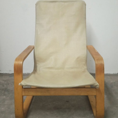 Ikea Pello armchair used with Ikea Lack wenge side table