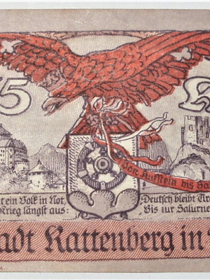 Austria Tirol 75 Heller 1920 μεταχειρισμένο χαρτονόμισμα