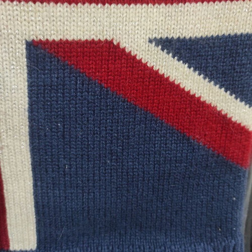 Atmosphere wool sweater with England flag like new, size M