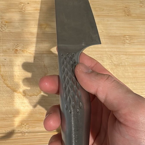 Kai Santoku knife used