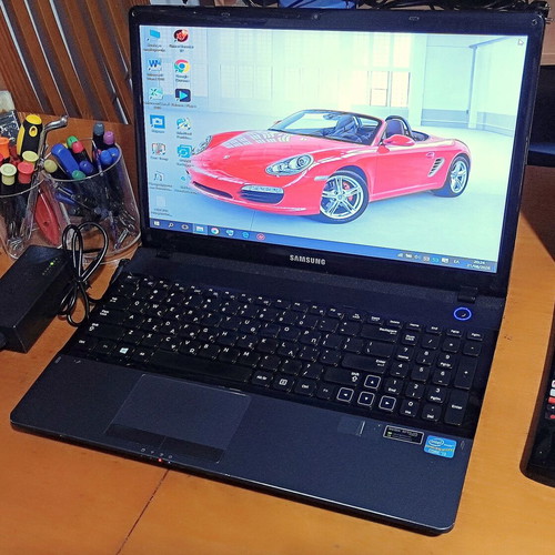 Samsung 300E laptop with Intel i3, 4GB RAM, 320GB HDD, Windows 10, Office