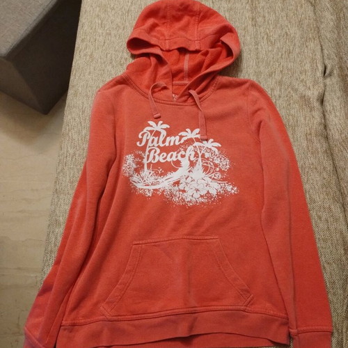 Women's hoodie sweatshirt used, pink