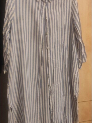 Bsb Long Shirt medium, like new, white and blue