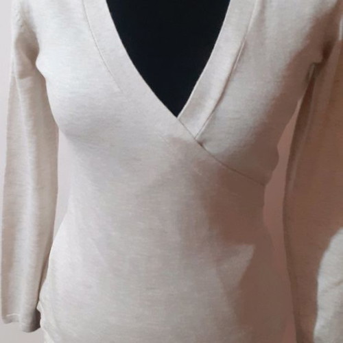 Women's cardigan used, size M, beige