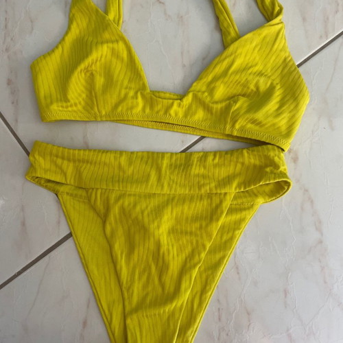 Nadia Rapti small swimwear like new, yellow, high waist