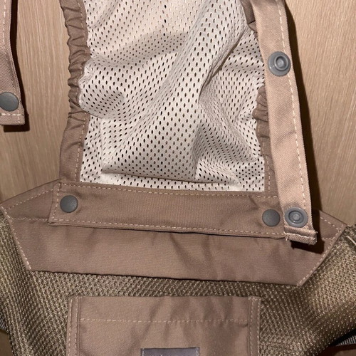 Kikka boo Baby Carrier like new, beige, up to 15 kg with breathable cover