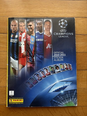 Panini Champions League 2010-2011 sticker album, complete