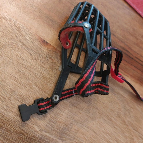 Flamingo Muzzle Silas Black dog muzzle new