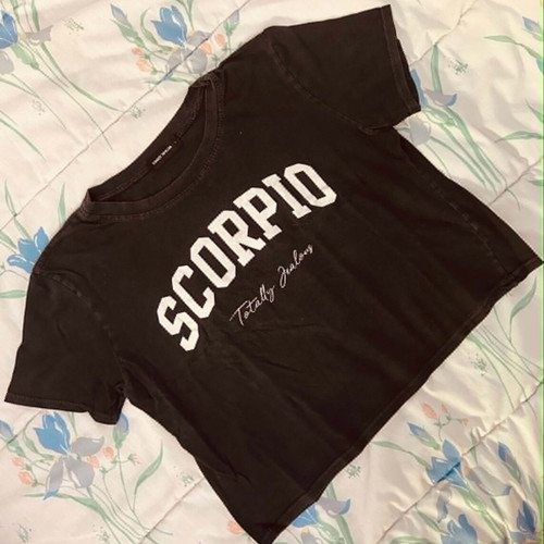 Tally Weill black summer crop top, size S